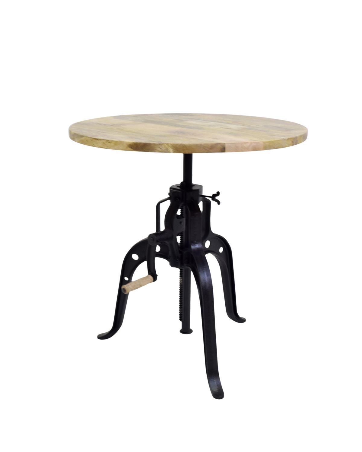 124 VB Crafts Industrial Crank Round Bar Table - Image 1