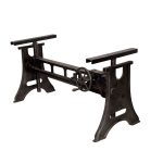 Industrial Cast Iron Crank Table Base