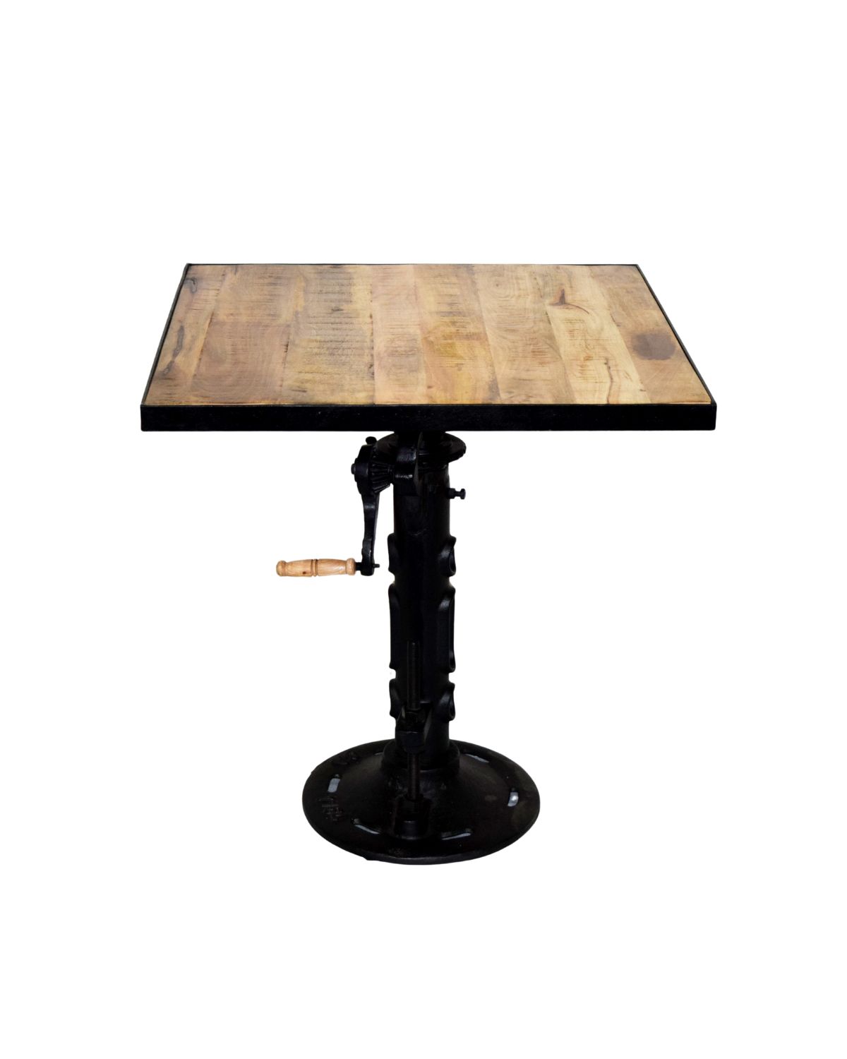 129 Vintage Single-Pedestal Crank Table Base - Image 1