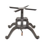 Vintage Crank Pedestal Table Base