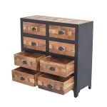 Patchwork Mango Wood 8-Drawer Chest