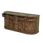 Handcrafted Solid Wood Classic Curve Sideboard