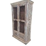 Vintage Distressed Wooden Antique Cabinet