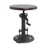 Industrial Vintage Adjustable Iron Stool