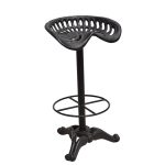 Vintage Cast Iron Tractor Seat Bar Stool