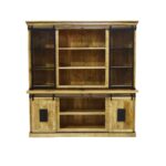 Vintage Mango Wood Buffet with Dual Sliding Doors