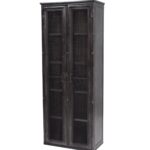 Industrial Metal Mesh Door Tall Cabinet