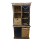 Industrial Mango Wood Storage & Display Buffet