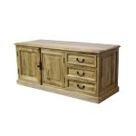 Solid Wood Classic Storage TV Cabinet