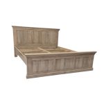 Classic Solid Wood Panel Bed Frame