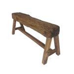 Rustic Reclaimed Wood Bench