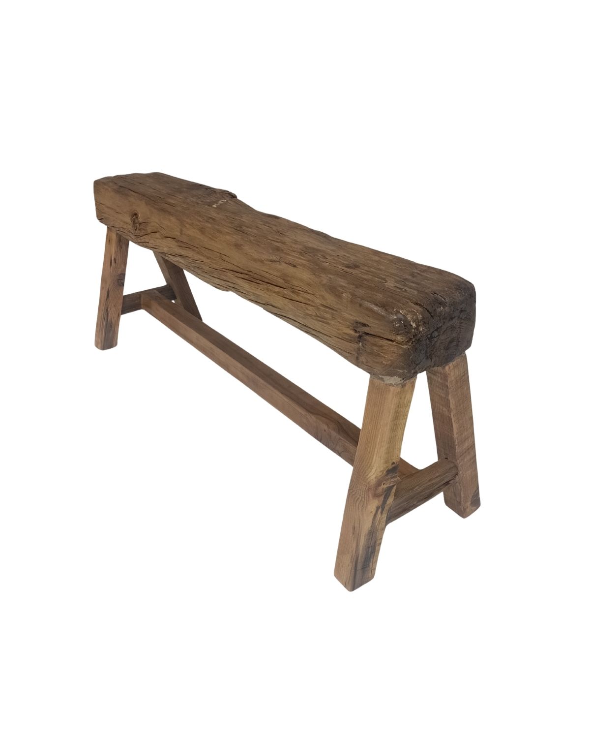 341 Rustic Reclaimed Wood Bench - Image 1