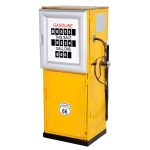Vintage Route 66 Gas Pump Decorative Cabinet