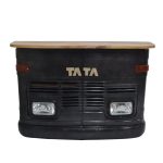 TATA Front Truck Bar Cabinet – Industrial Handmade Counter Table