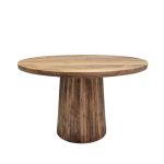 Premium Round Wooden Pedestal Dining Table
